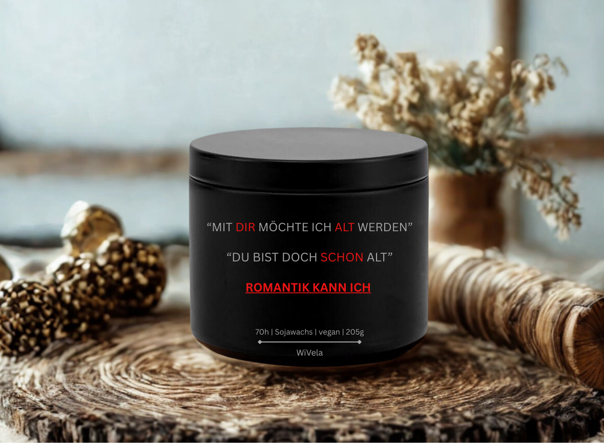 Duftkerze | Romantik kann ich!